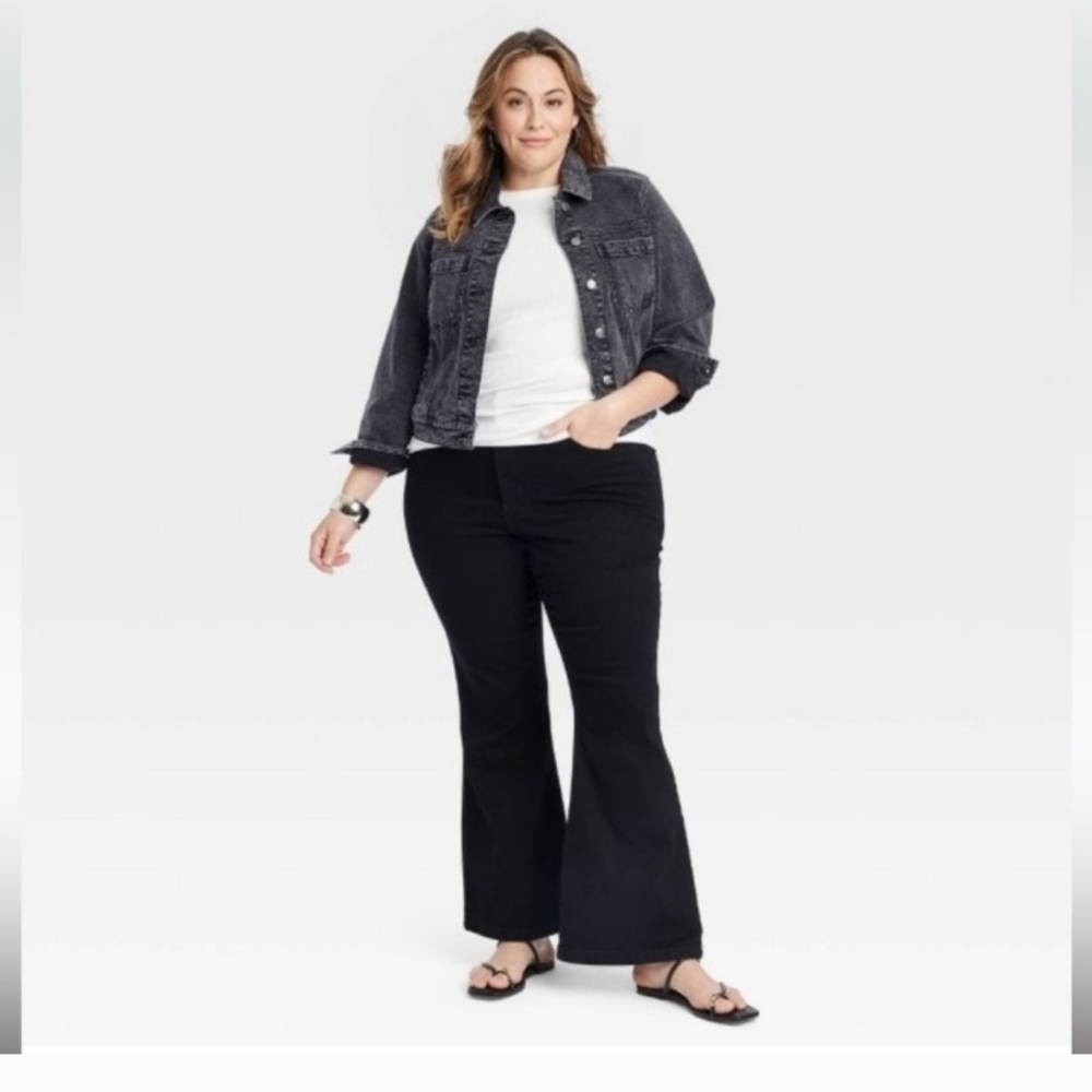 Universal Thread High-Rise Flare Fitted Hip & Thigh Flared Leg Super Stretch